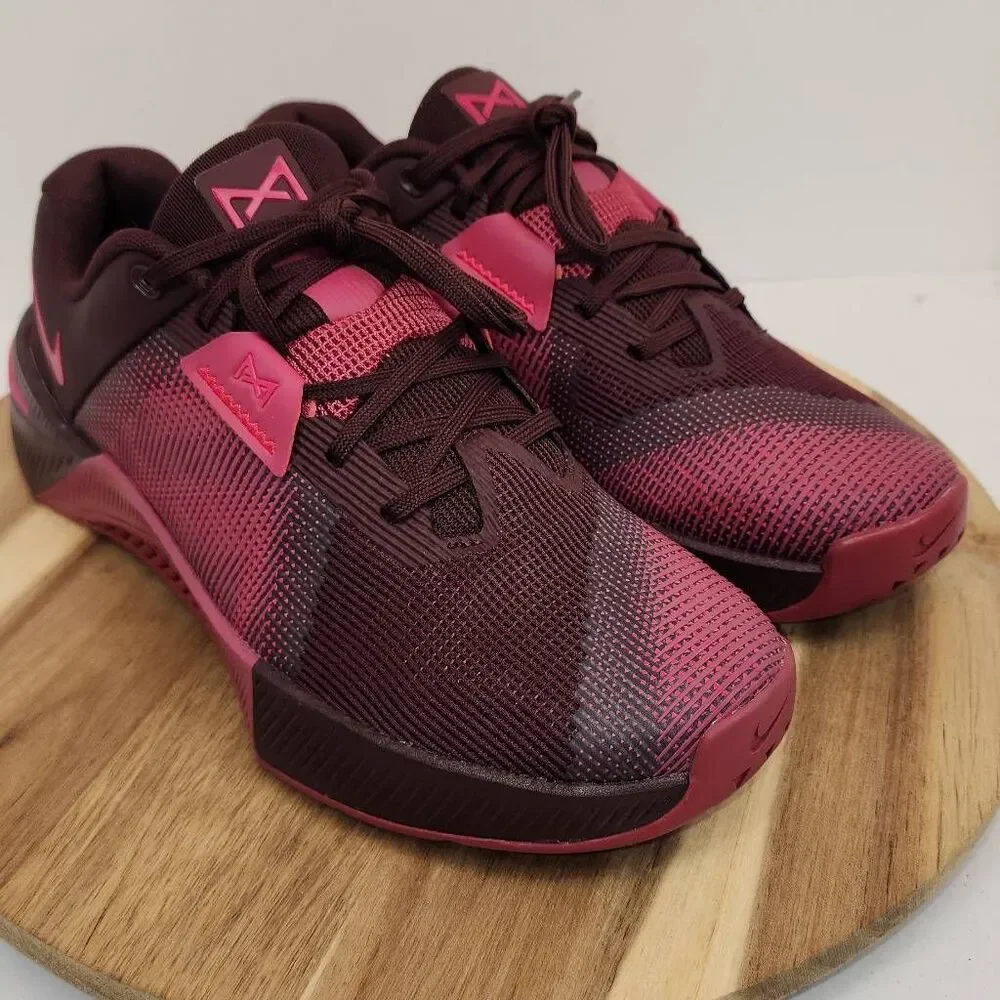 Nike Metcon 10 Women's Workout Shoes Size 9.5 Burgundy Pink
